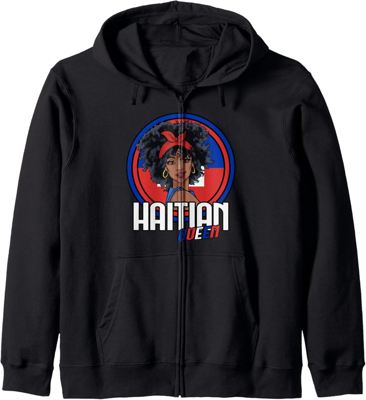 Haiti Haitianische Flagge Haitian Flag Kapuzenjacke