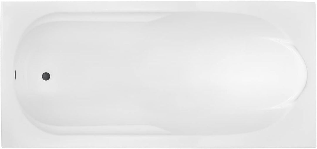 KOLMAN Badewanne BONA Rechteck 190x80 ohne Verkleidung, Ablaufgarnitur und Füssen Komplettset 3in1 P