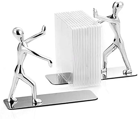 Meichoon Buchhalter Schreibtisch-Organizer Zinklegierung Edelstahl Humanoide Büro-Kunst-Dekoration R