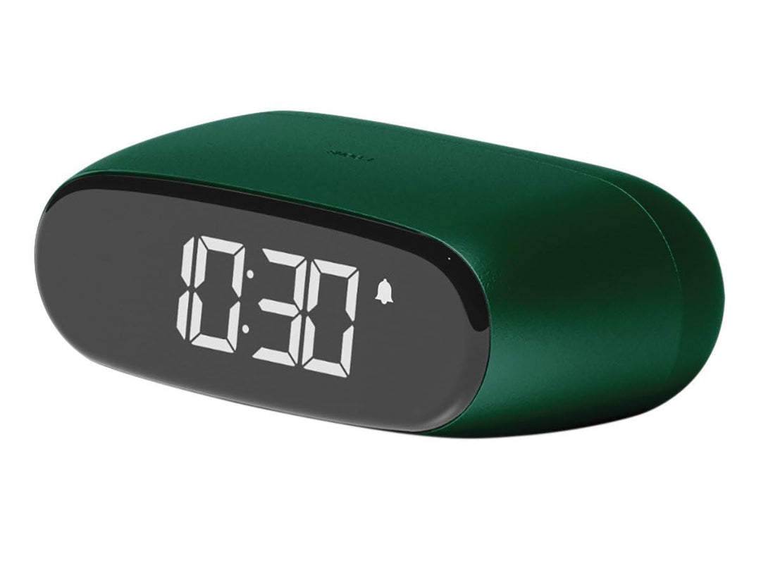 Lexon Minu Mini-Wecker, kompakt, mit VA-LCD-Display, Touchscreen-Bedienung, Snooze-Funktion und Hint