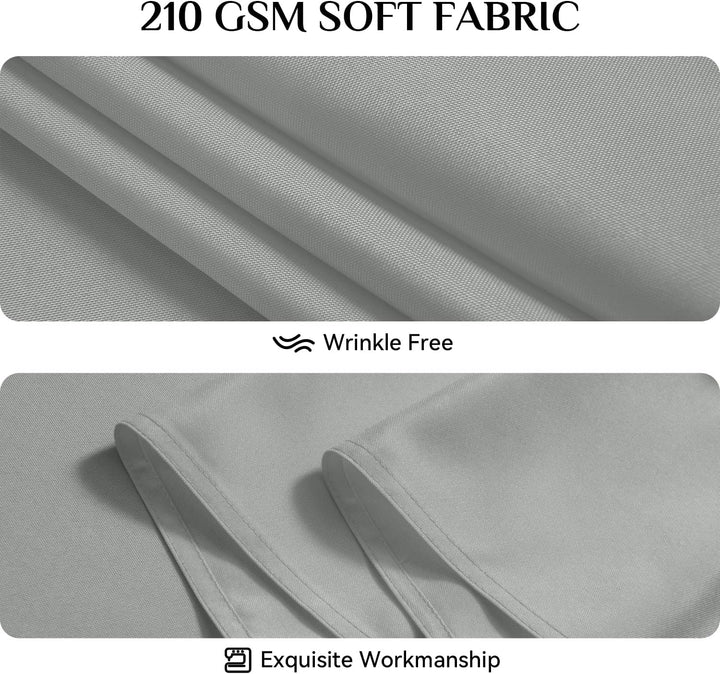 Softalker Rechteckige Tischdecke, wasserdicht und schmutzabweisend, knitterfrei, waschbar, 210 g/m²,
