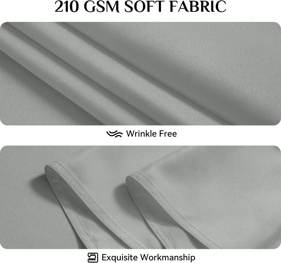 Softalker Rechteckige Tischdecke, wasserdicht und schmutzabweisend, knitterfrei, waschbar, 210 g/m²,