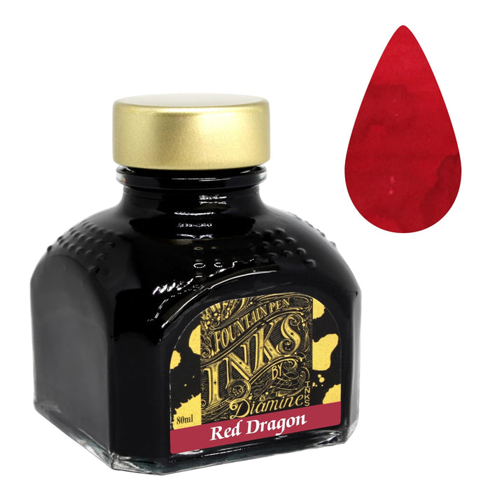 Diamine Füllfederhalter-Tinte, 80 ml, Türkis Red Dragon, 80 ml