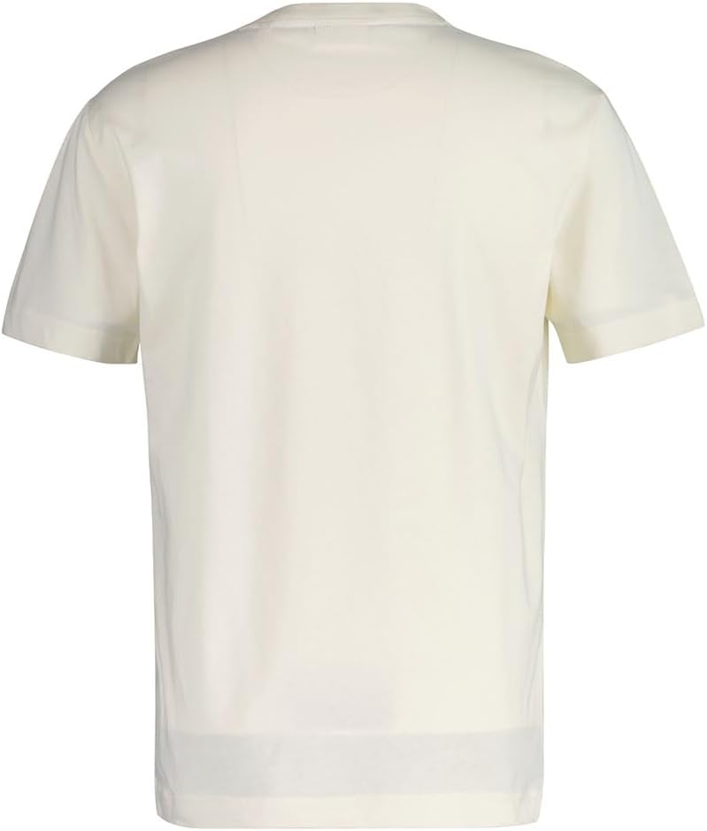 GANT Herren Printed Graphic Ss T-Shirt S Cream, S Cream