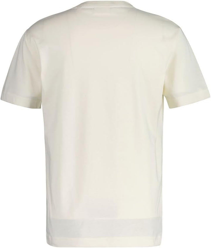 GANT Herren Printed Graphic Ss T-Shirt S Cream, S Cream