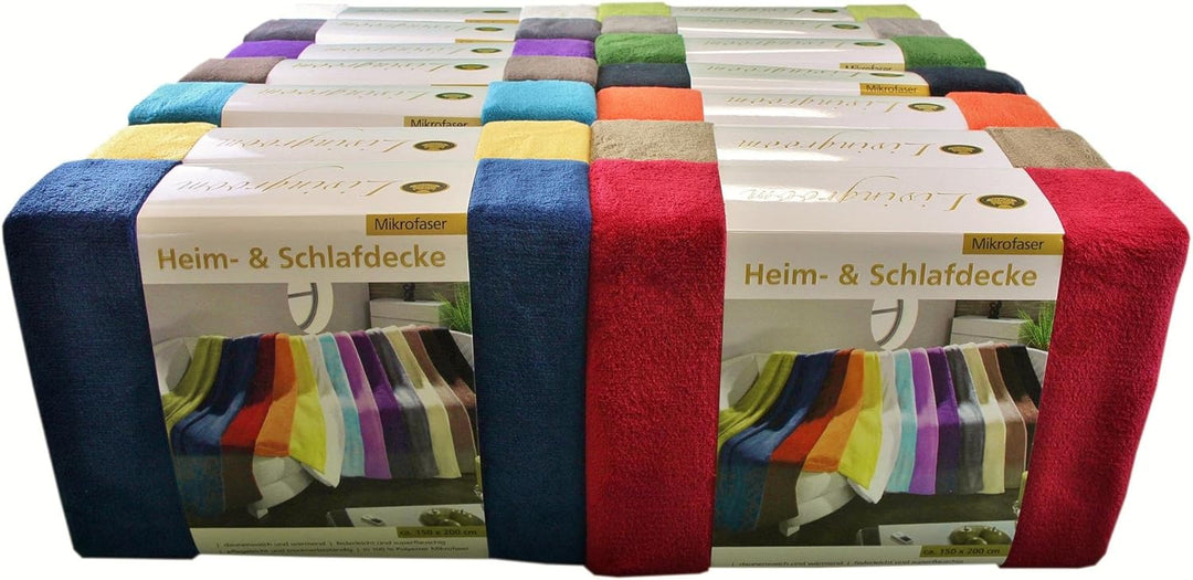 Gözze - Wohn- und Kuscheldecke, Memphis, Hohes Stoffgewicht 300 g/m², 180 x 220 cm - Kaminrot 180 x