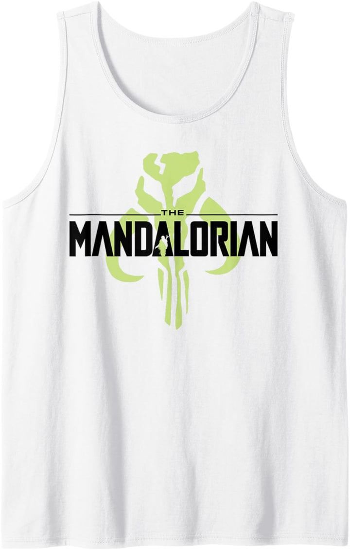 Star Wars The Mandalorian Neon Logo Tank Top
