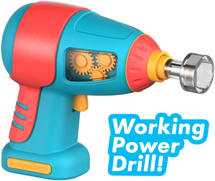 Learning Resources Design & Drill Schrauberkumpel-Feuerwehrauto, Konstruktionsspielzeug für die Fein