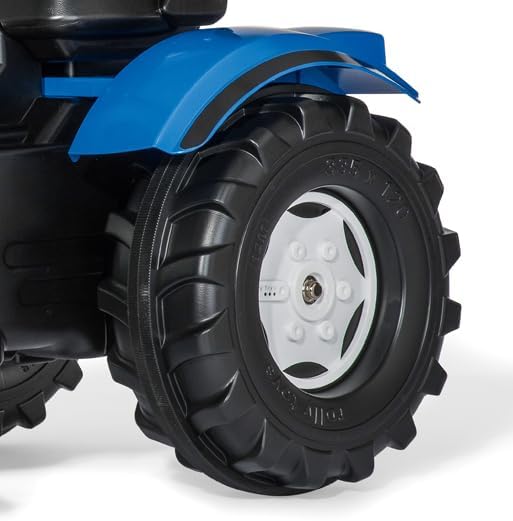 Rolly Toys 601295 - New Holland, Traktor Farmtrac Anhängerkupplung vorne und hinten, geeignet für Ki