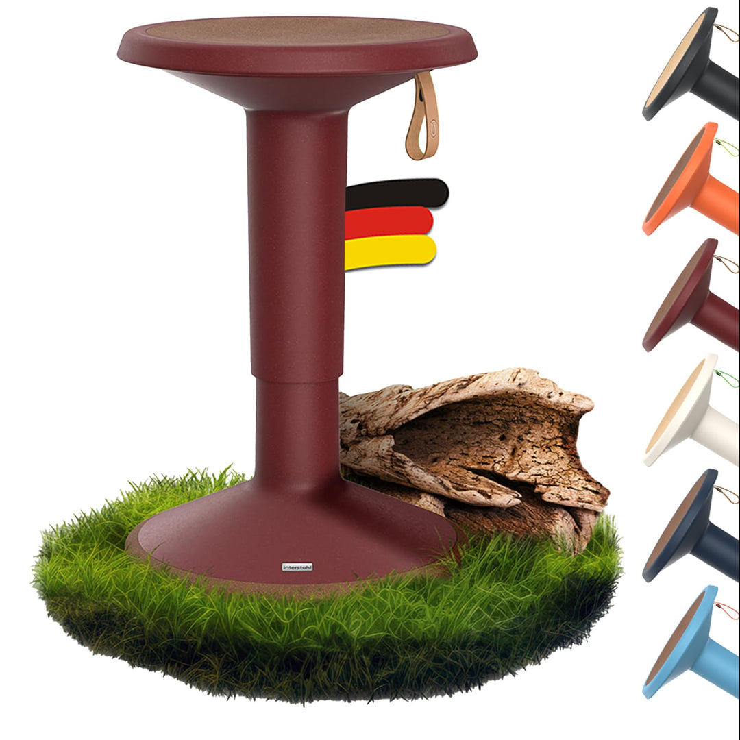 Interstuhl UPis1 - ergonomischer Sitzhocker mit Schwingeffekt - höhenverstellbar - Hocker mit rutsch
