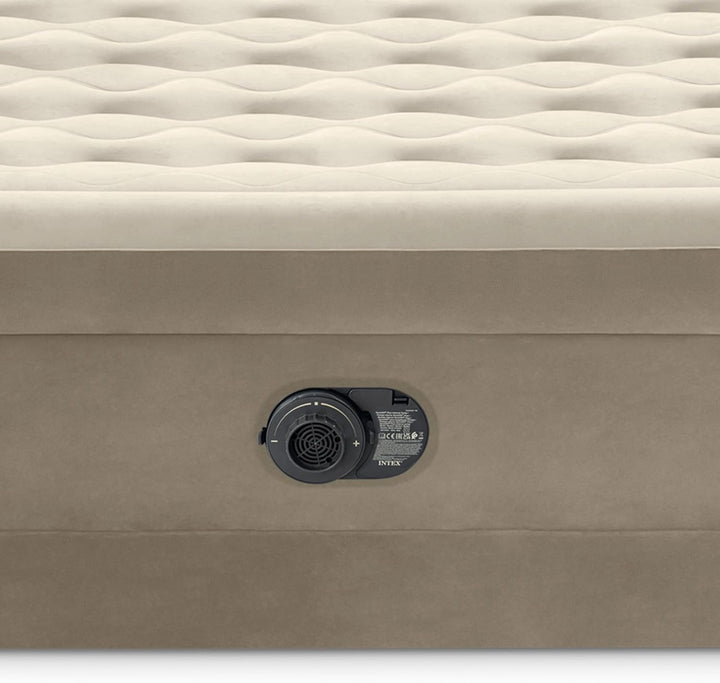 Intex 64428NP Luftbett Ultra Plush Bed Queen 230 V, Beige, 203 x 152 x 46 cm 203 x 152 x 46 cm