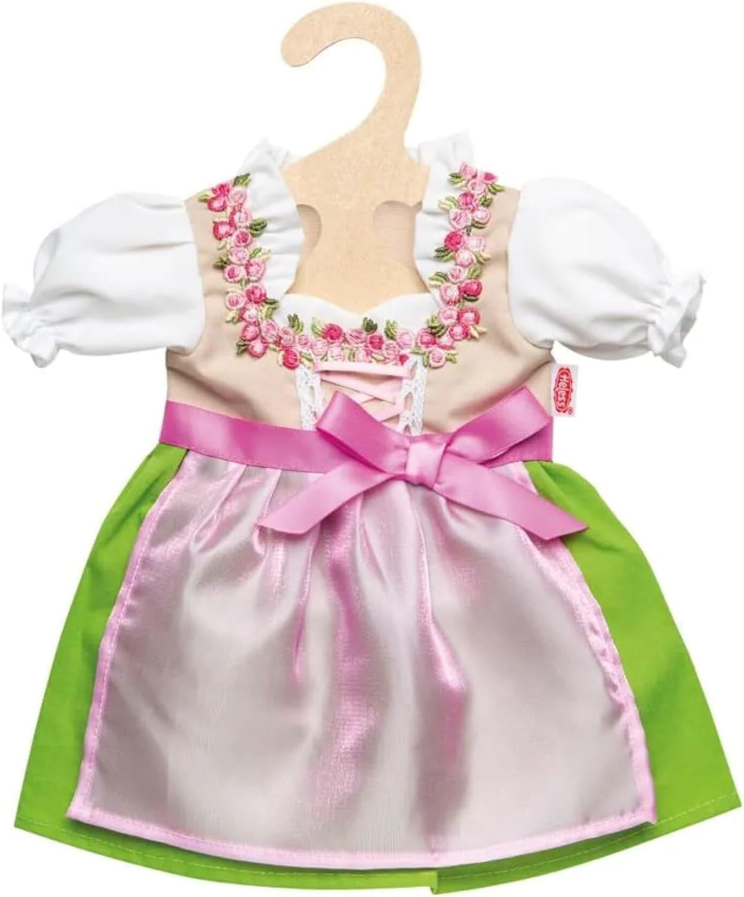 Heless 1113 - Kleid für Puppen, Dirndl Heidi, Grösse 28 - 35 cm