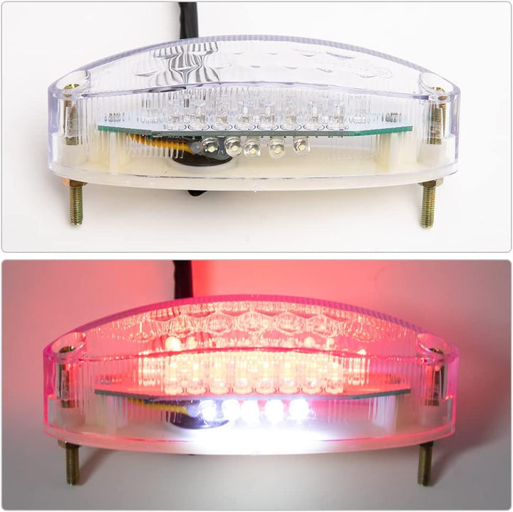 evomosa 28 Led Motorrad ATV Heckbremse Stop Kennzeichenbeleuchtung kompatibel mit ATV LTZ König Quad
