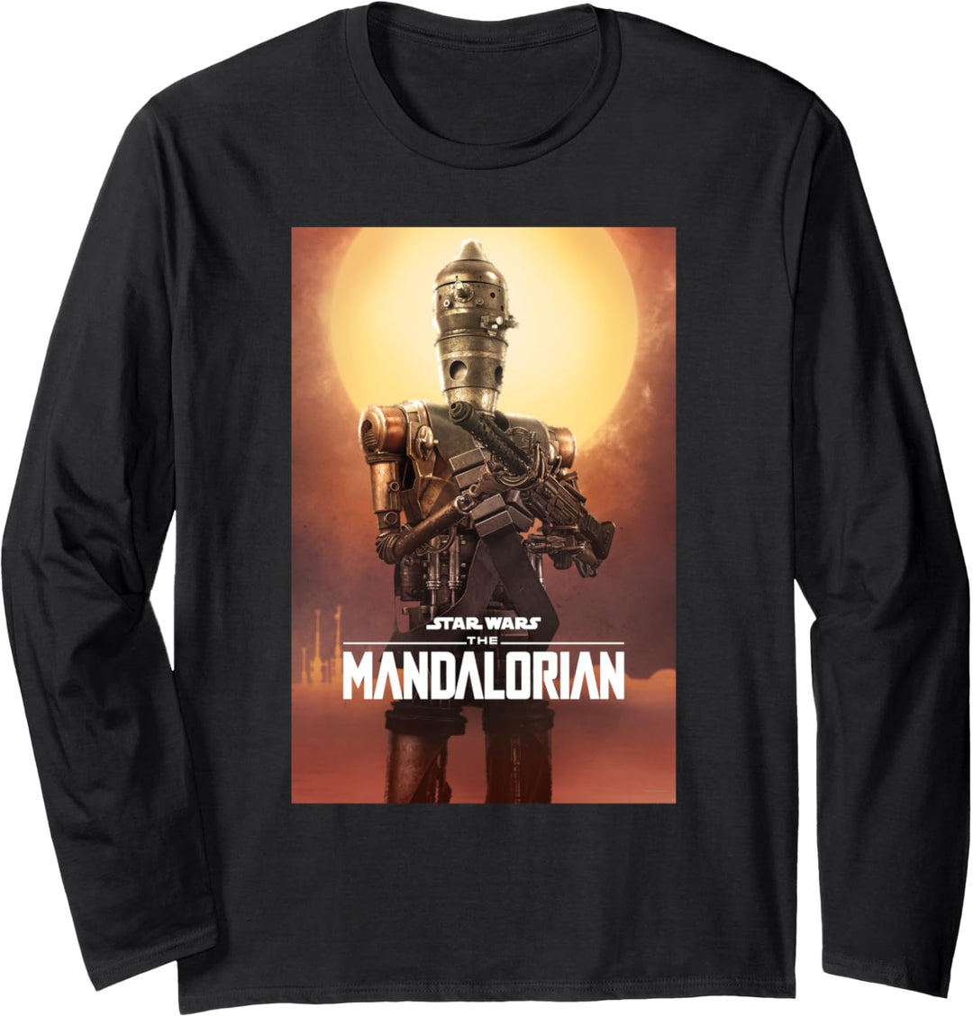 Star Wars The Mandalorian IG-11 Poster Langarmshirt