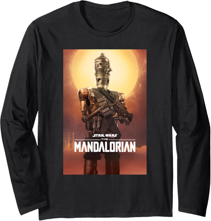 Star Wars The Mandalorian IG-11 Poster Langarmshirt