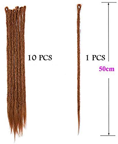 SEGO 10 Stränge Dreadlocks Braids Extensions Synthetische Braiding Hair Crochet Dreads Haarteil Haar