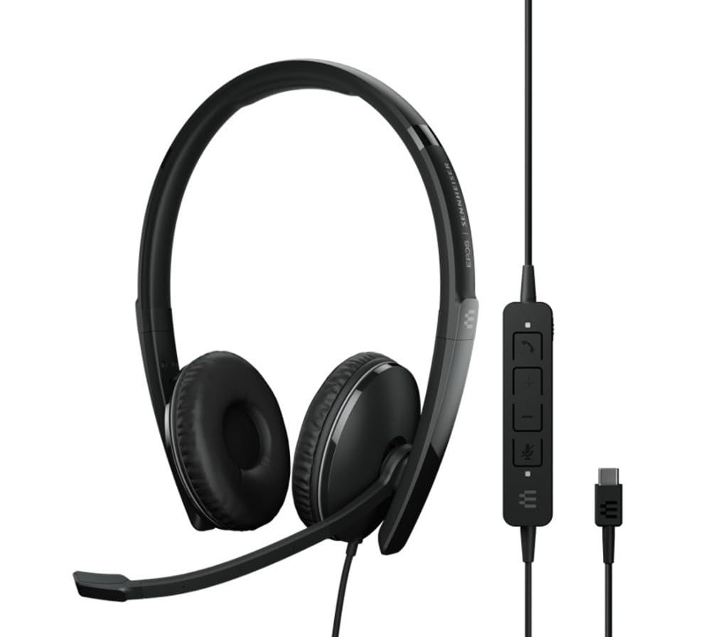 EPOS Adapt 165T USB-C II - Professionelles UC-Optimiertes Headset mit Microsoft Teams Zertifizierung