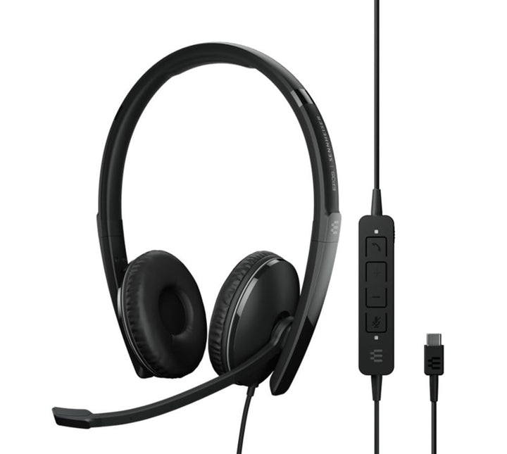 EPOS Adapt 165T USB-C II - Professionelles UC-Optimiertes Headset mit Microsoft Teams Zertifizierung
