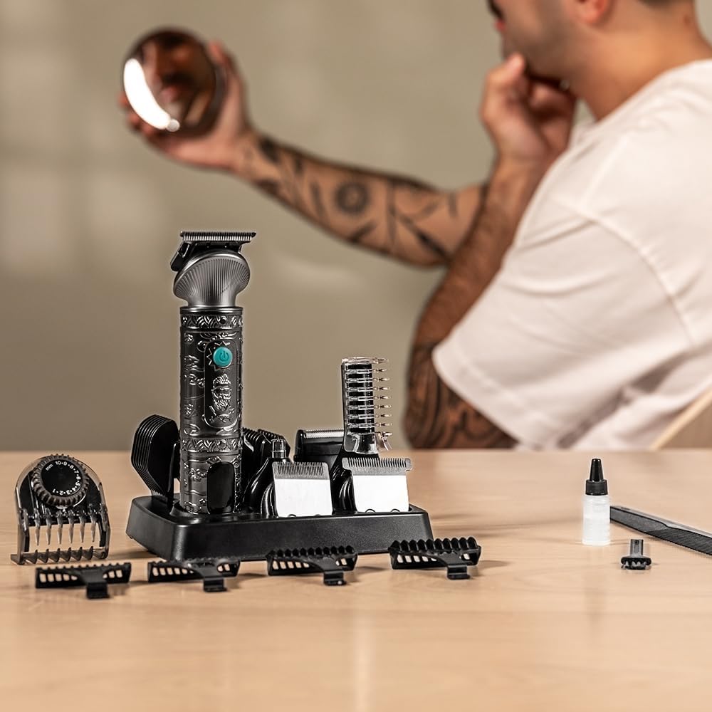 Cecotec Profi-Trimmer Multifunktion Precisioncare Samurai Profiling 6 in 1. Für Nase und Körper, 150