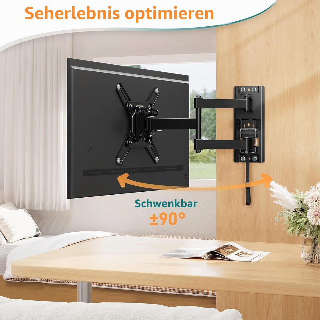 ELIVED Wohnmobil-TV-Halterung für Wohnmobile, abschliessbare Wohnmobil-TV-Wandhalterung für die meis