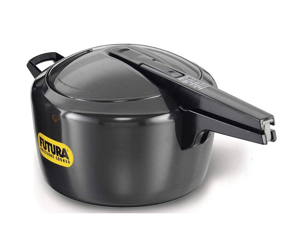 HAWKINS - F10 Hawkins Futura Schnellkochtopf harteloxiert, 5 l, schwarz, 5 L