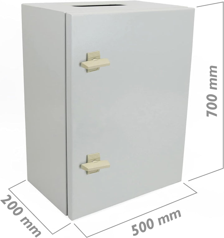 BeMatik - Elektrische Verteilerkasten Metall IP65 für Wandmontage 700x500x200mm