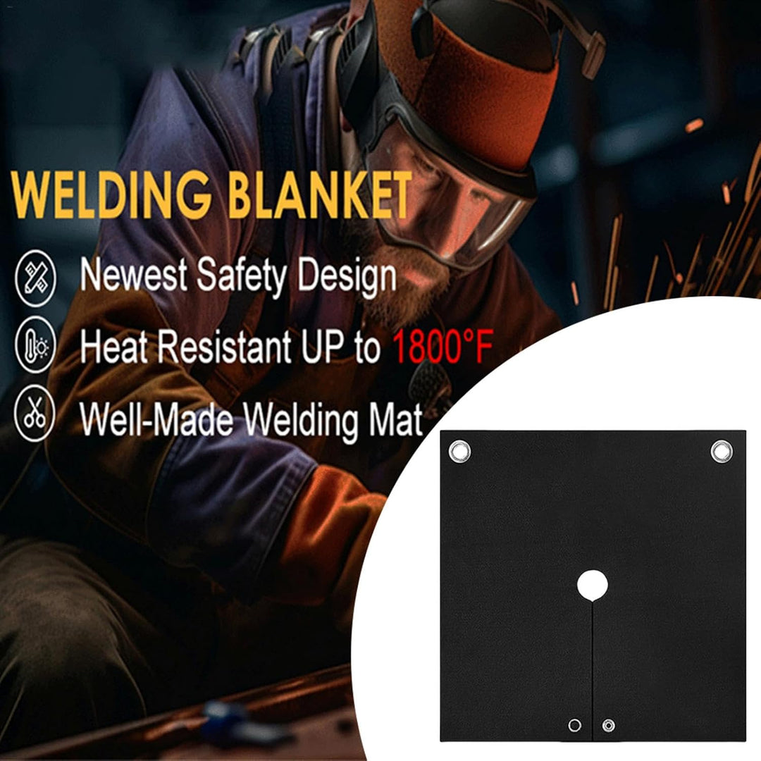 Welding Blanket, Thickened Carbon Felt Welding Blanket, Fireproof Soldering Mat, Thickened Carbon Fe