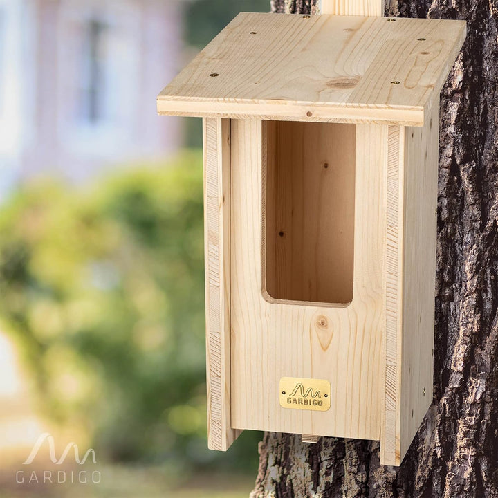 GARDIGO® Nistkasten Bausatz für Rotkehlchen I Vogelhaus zum selber Bauen I Made in Germany I Wetterf