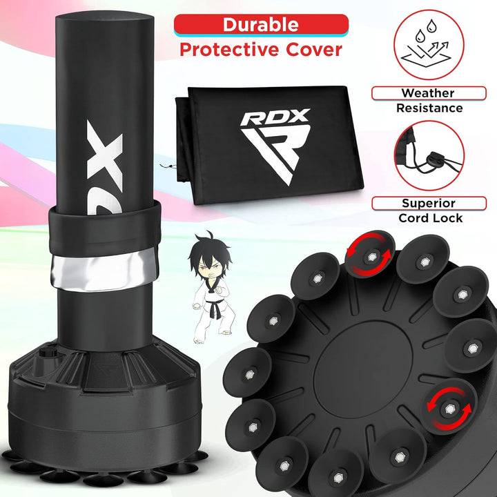 RDX Kinder Freistehender Boxsack 4ft Junior Standboxsäcke Trainingshandschuhe, MMA, Kickboxen,Boxen,