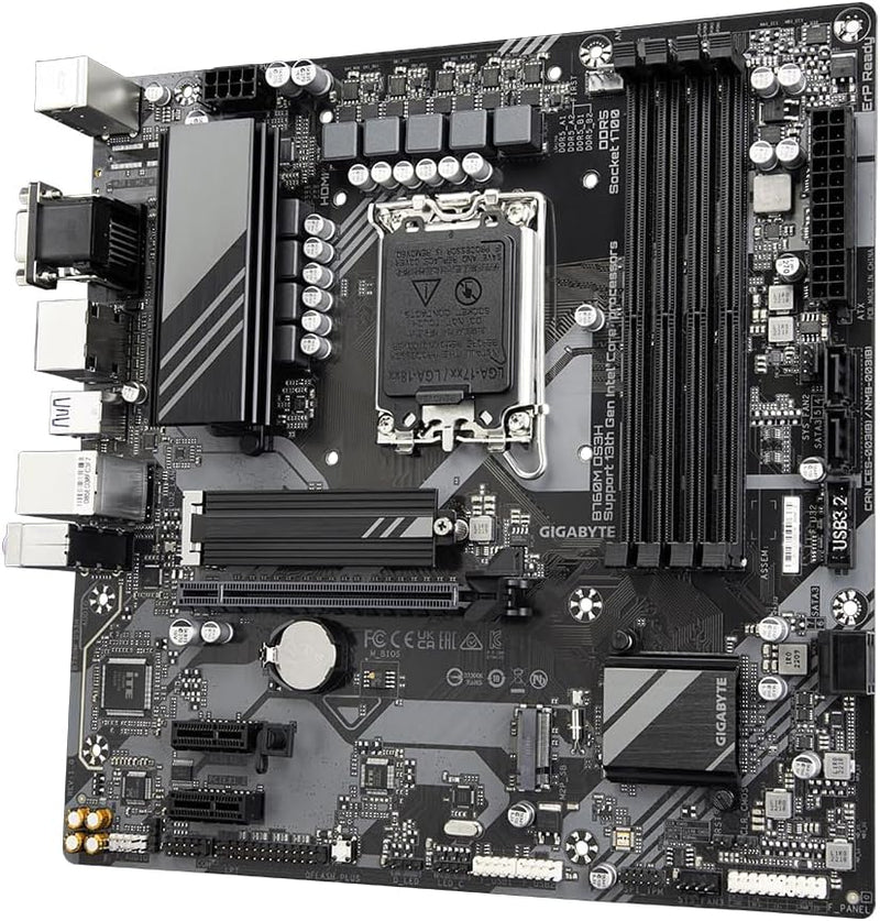 Gigabyte B760M DS3H DDR4-1.0 Motherboard Micro ATX LGA1700-Sockel B760