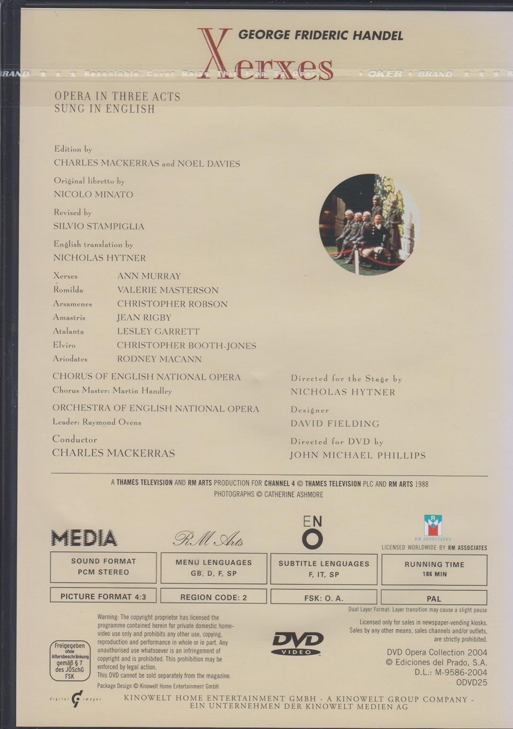 Händel, Georg Friedrich - Xerxes, DVD
