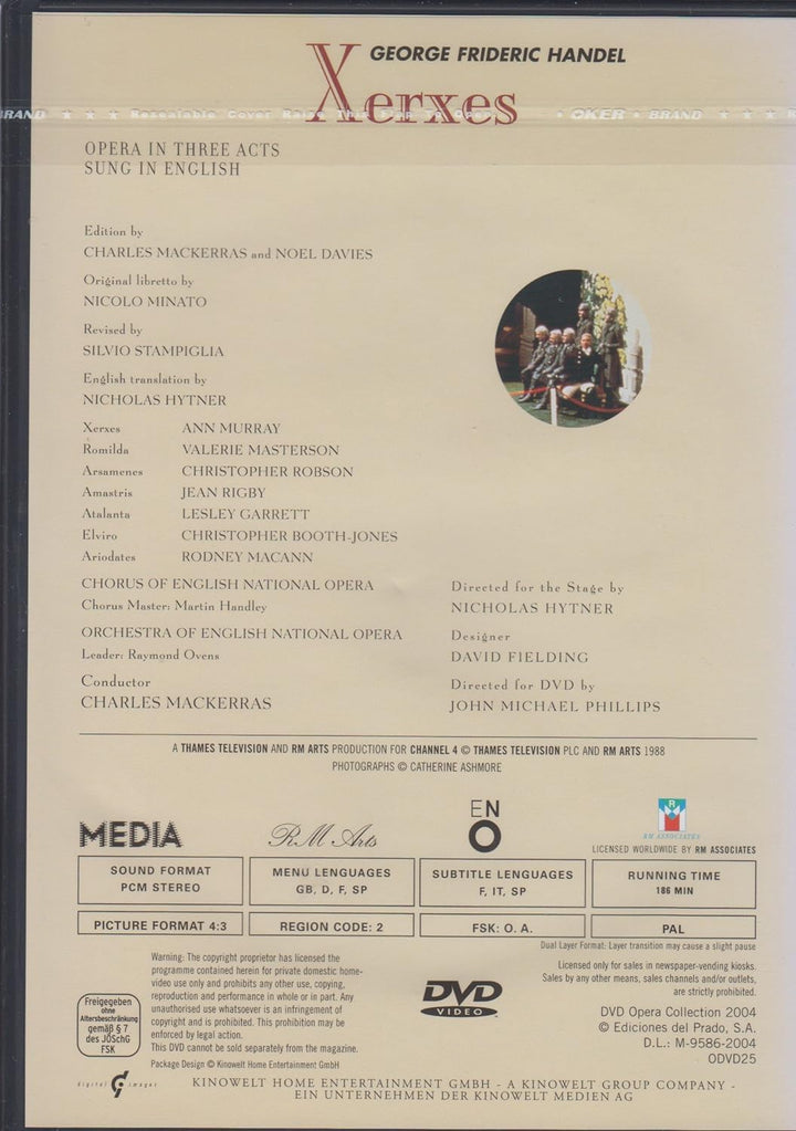 Händel, Georg Friedrich - Xerxes, DVD