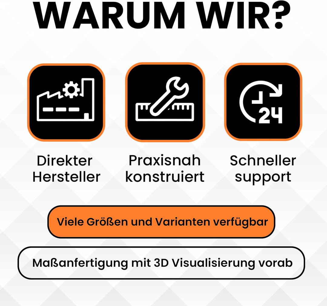 Heckküche-Auszug 120x60 – Leichter Auszug für Camping-Module, 120 kg Vollauszug, Stauraum-System für
