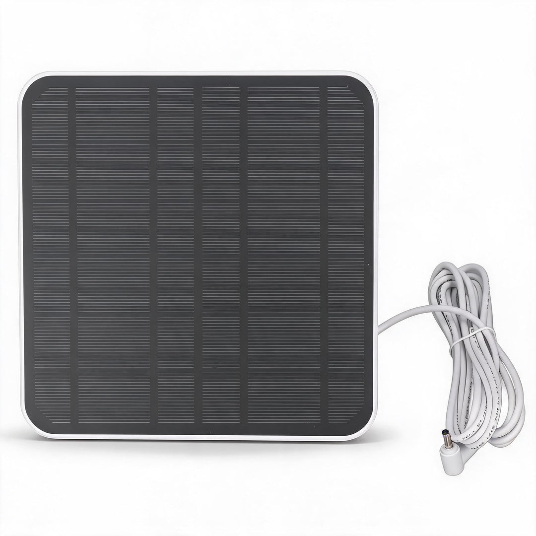 12 W Solarpanel Ladegerät für Ringkamera, IP65 Wasserdichtes, Verstellbares, Wandmontiertes Solarpan
