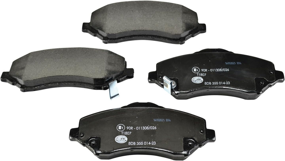 HELLA PAGID 8DB 355 014-231 Bremsbelagsatz - T1807 - Dicke/Stärke: 17.5mm - Bremssystem: Bosch - mit