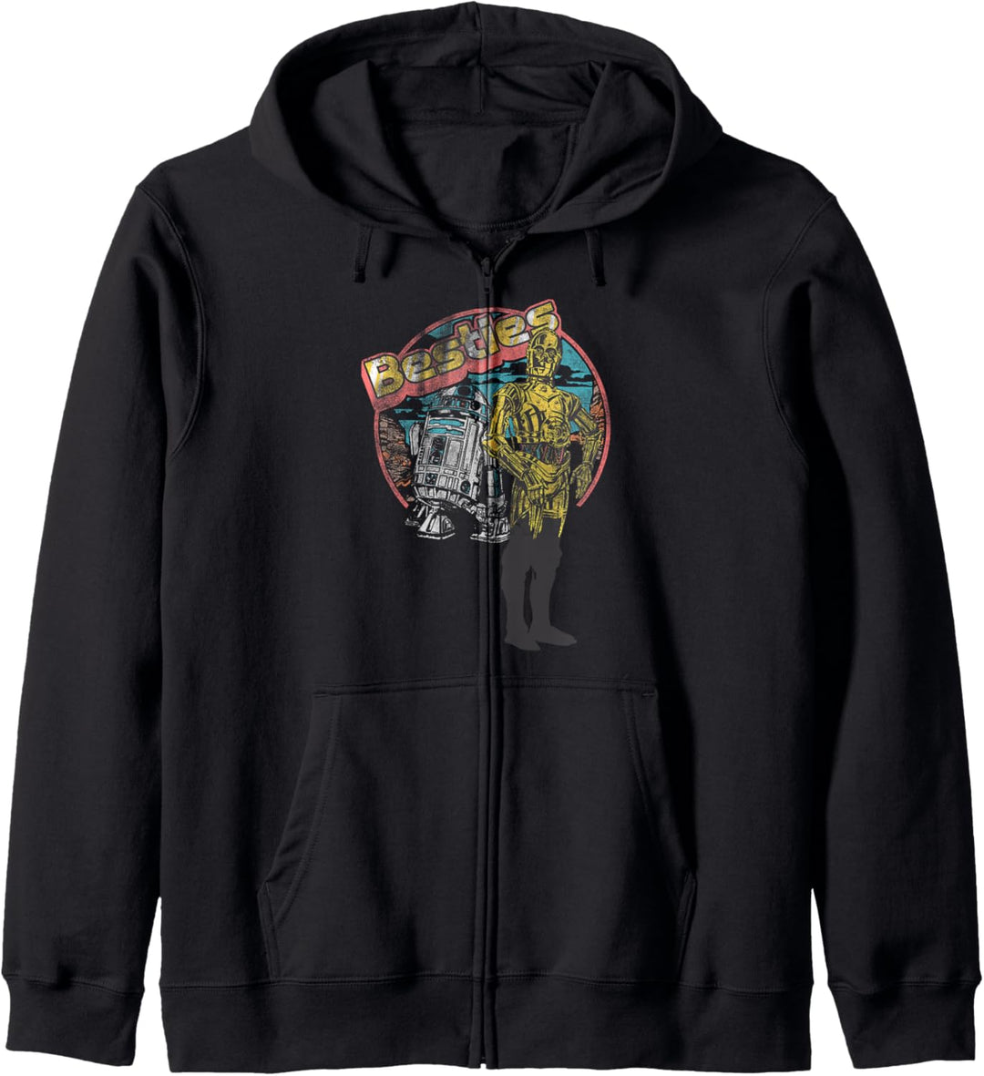 Star Wars R2-D2 C-3PO Besties Portrait Kapuzenjacke