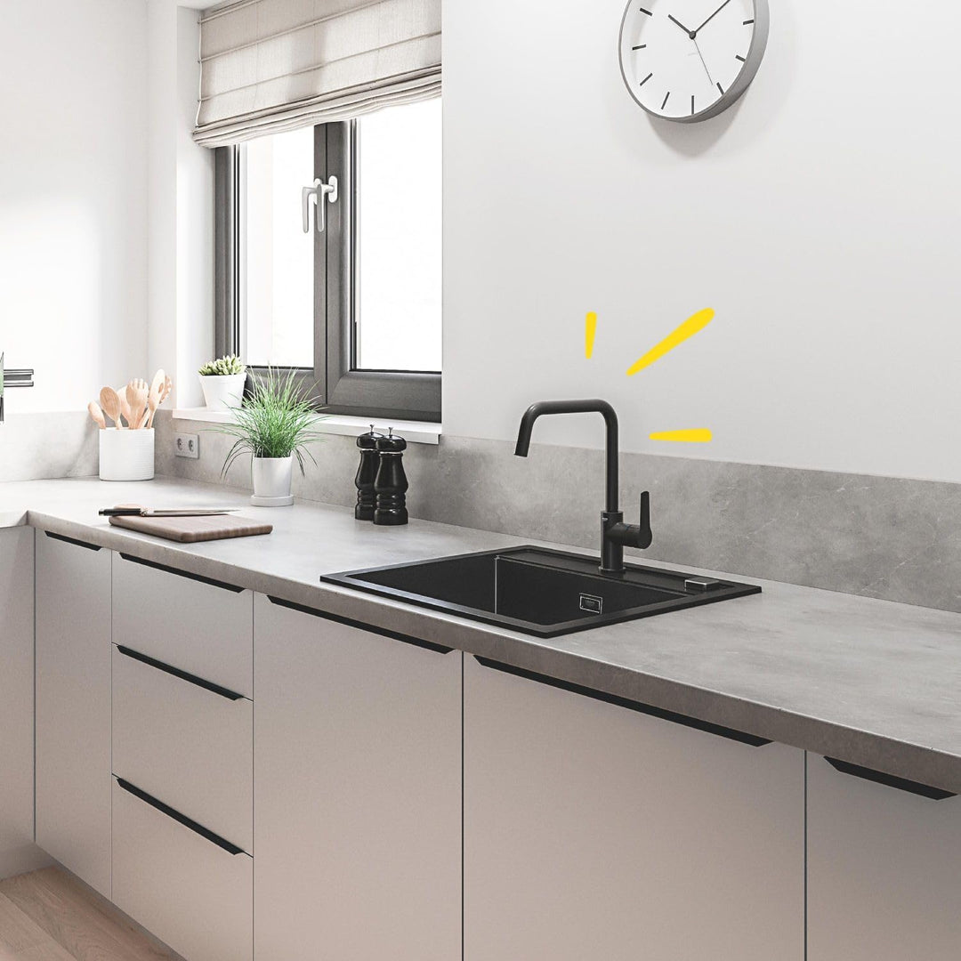 GROHE Start - Einhand-Spültischbatterie (Schwenkbereich 150°, Einlochmontage, hoher Auslauf), matt s
