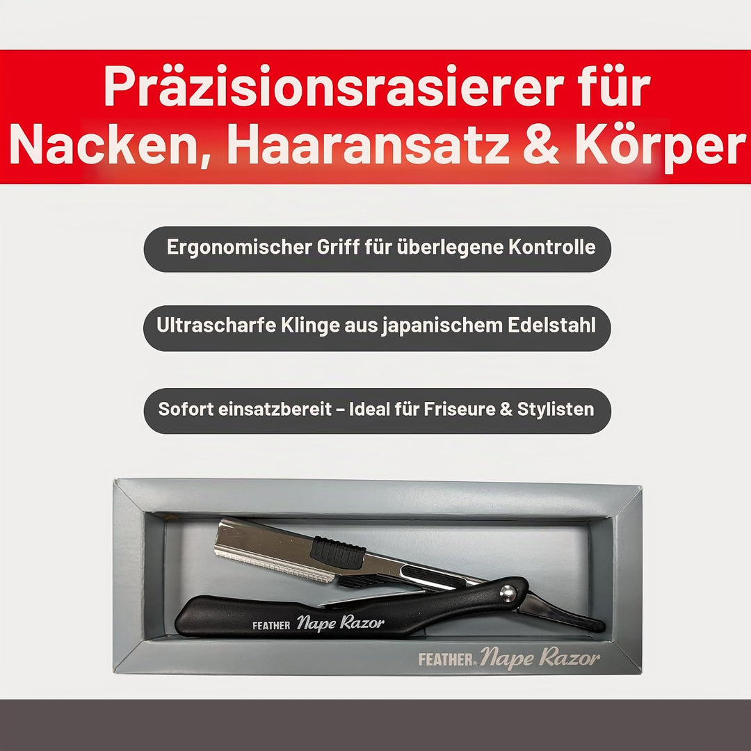 Feather FEATHER Nape Razor grau/schwarz, 1er Pack(1 x 31 g)