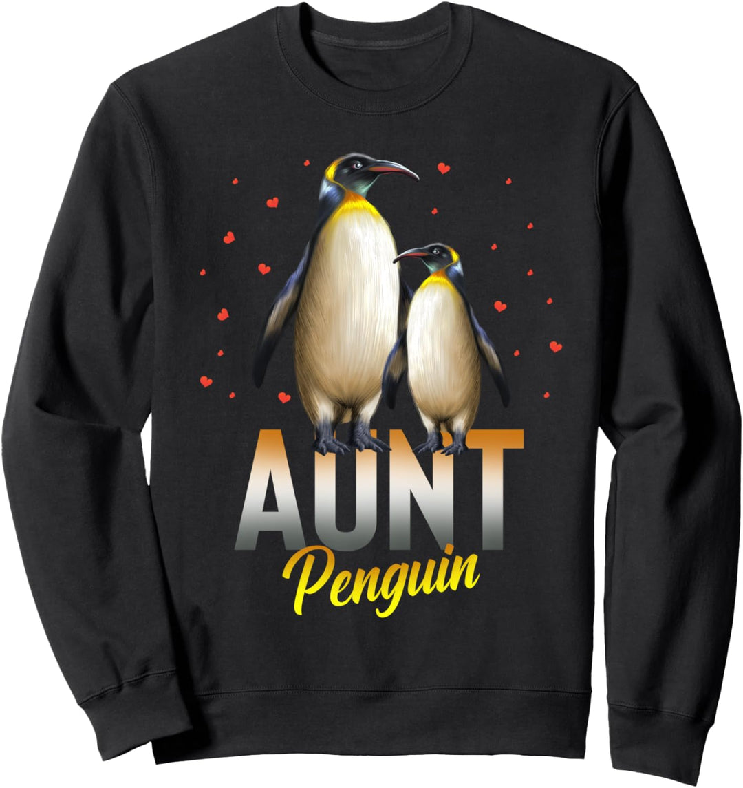 Tante Pinguin Geschenk passend Pinguin Vogel Familie Stamm Sweatshirt