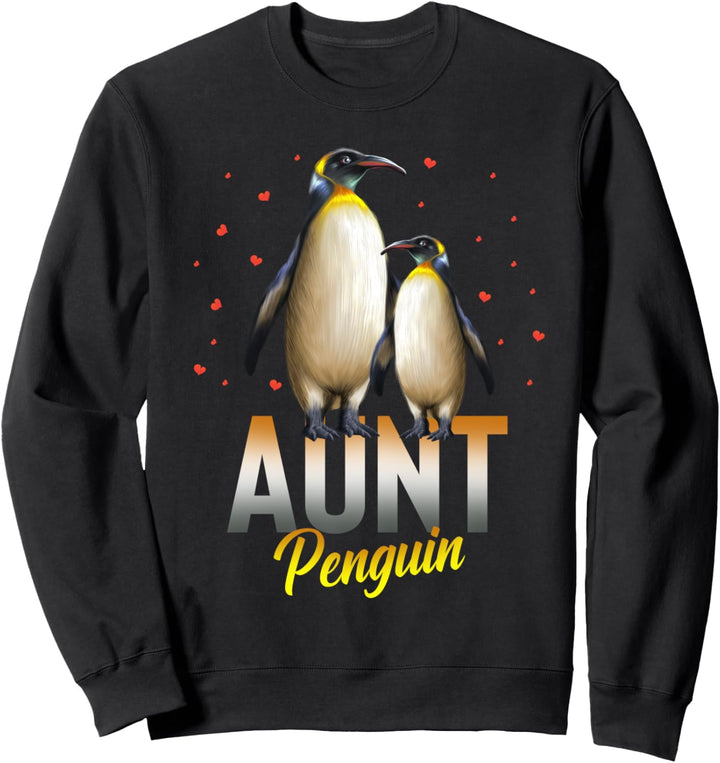 Tante Pinguin Geschenk passend Pinguin Vogel Familie Stamm Sweatshirt