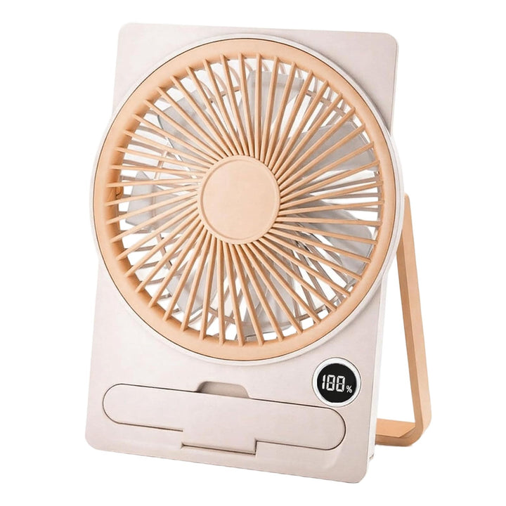 Tischventilator Klein, Mini Ventilator, USB Ventilator, Tischventilator Sehr Leise, 5 Geschwindigkei