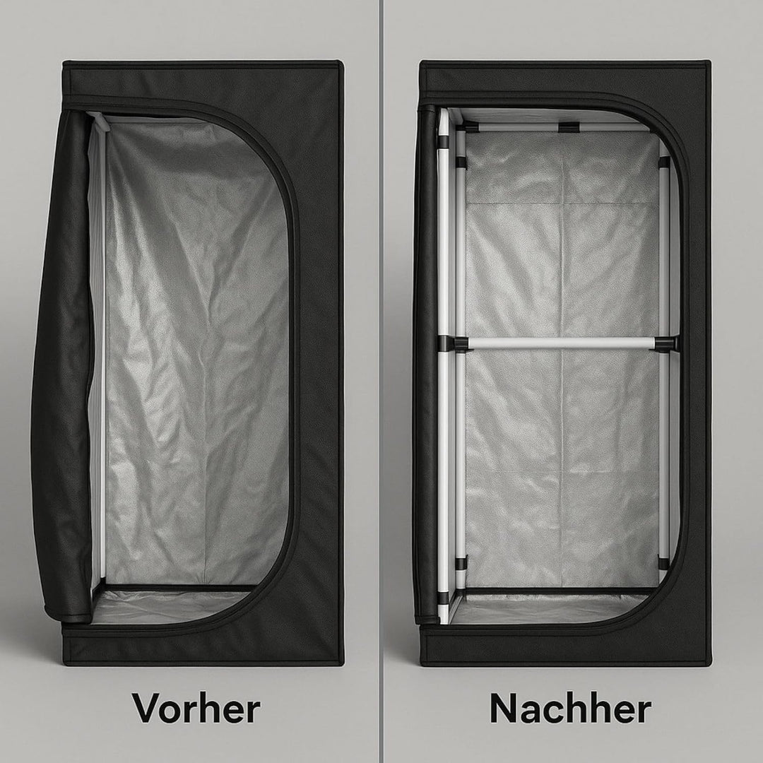 Weedness Homebox Spare Parts Stangen Set 150 - Zuchtzelt Growschrank Growzelt Zuchtbox Gewächszelt H
