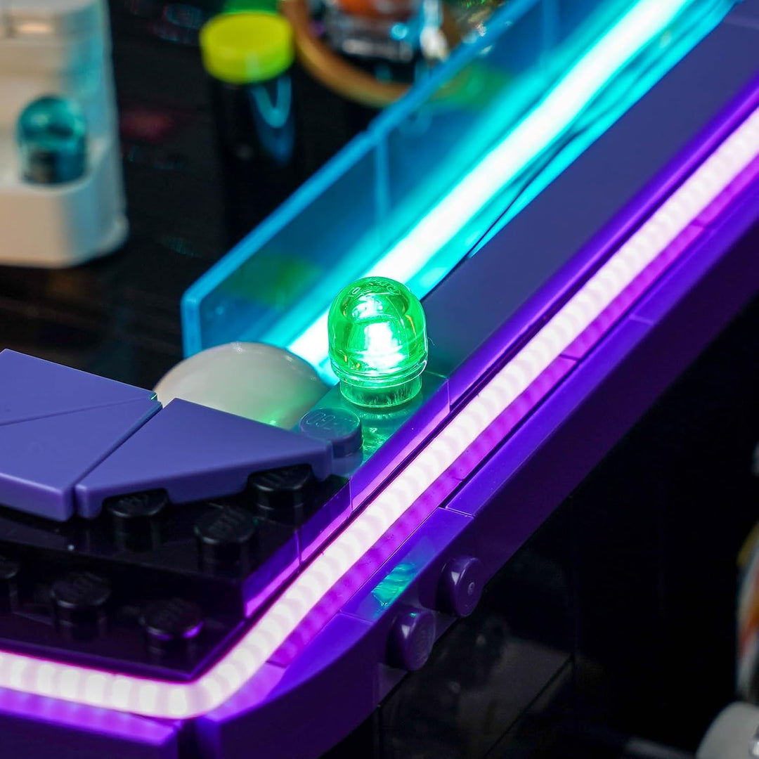 Fernbedienung Licht-Kit Kompatibel mit Lego 11374 Arcade Pinball Machine | Nur Lichtset, Modell Nich