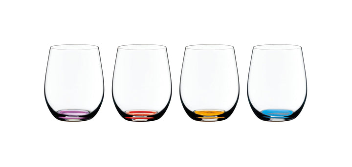 Riedel 5414/88 Happy O Weinglas, mehrfarbig, 4 Stück Modern, Modern