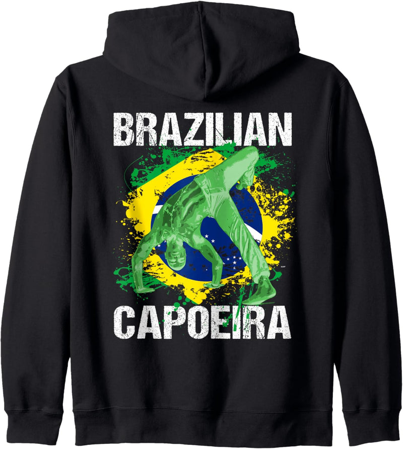 Capoeira Brazil Kampfsport Tanz Musik Verteidigung Fitness Kapuzenjacke