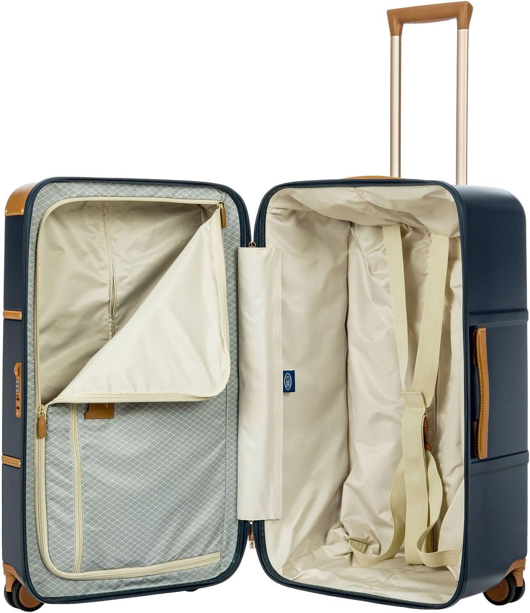 Brics Bellagio Trunk - 4-Rollen Trolley 74 cm blue tobacco Einheitsgrösse Blue Tobacco, Blue / Tan