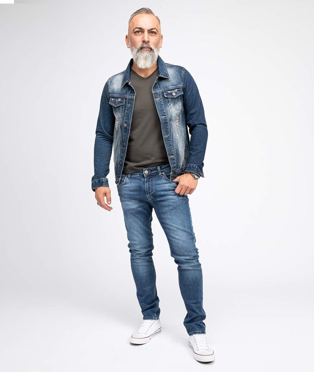 Indumentum Jeans Herren Slim Fit Hose Stretch 29W / 30L Blau - Is-303, 29W / 30L Blau - Is-303