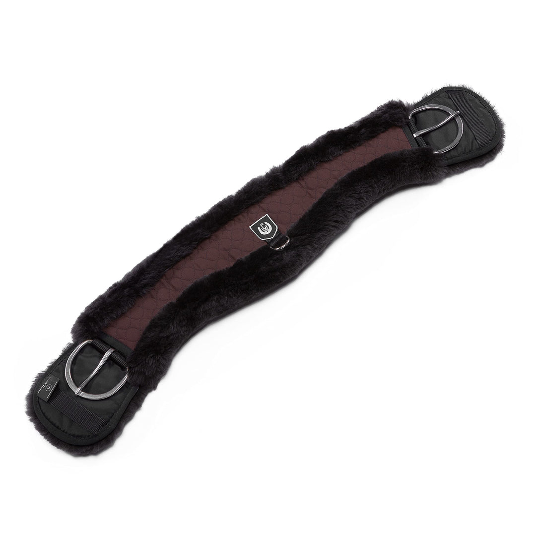 Werner Christ Western Lammfell MONDGURT anatomischer Western-Sattelgurt mit konkaver Sichelform, ech