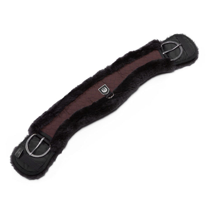Werner Christ Western Lammfell MONDGURT anatomischer Western-Sattelgurt mit konkaver Sichelform, ech