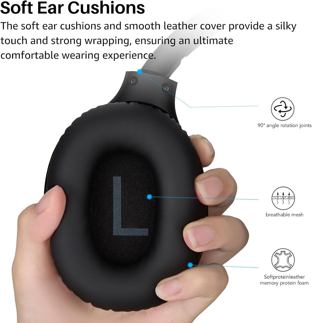 TOZO HA1 Over Ear Kopfhörer, Kopfhörer Kabellos Bluetooth 5.4, ENC Noise Cancelling Kopfhörer mit 70